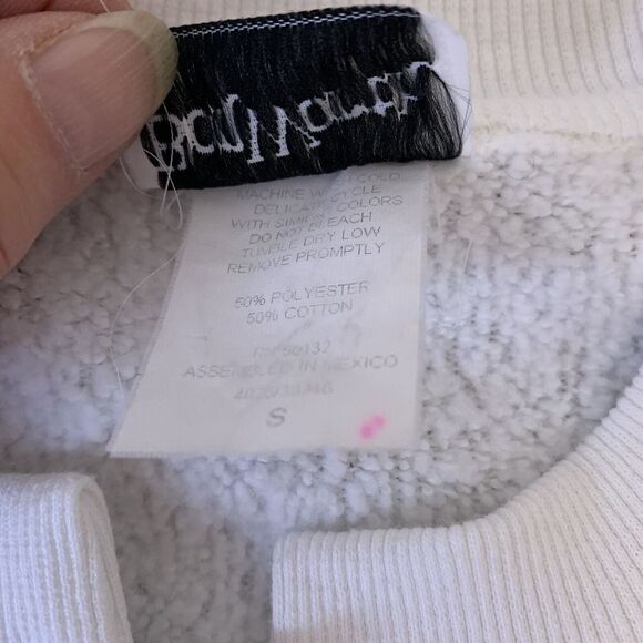 BonWorth Sweater Womens Small white Embroidered Faux Pearls Button Up Vintage - Picture 7 of 12